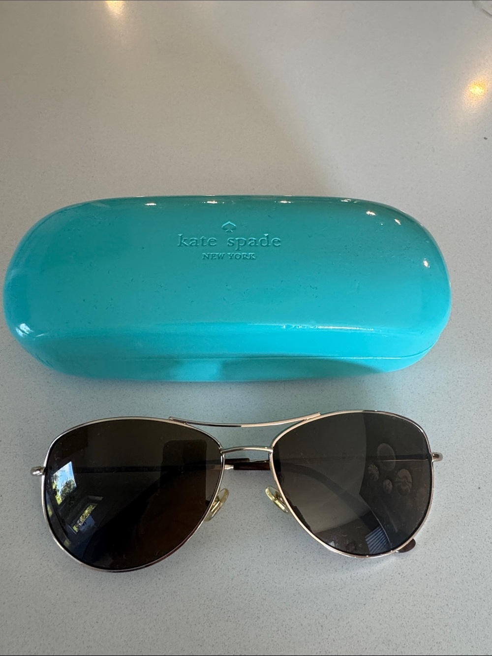 kate spade New York Aviator Sunglasses